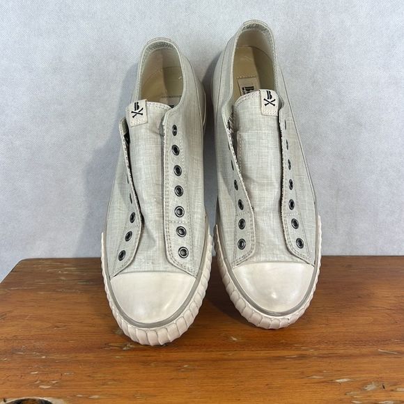 John Varvatos Gray Bootleg Vulcanized Sneakers - Picture 4 of 9